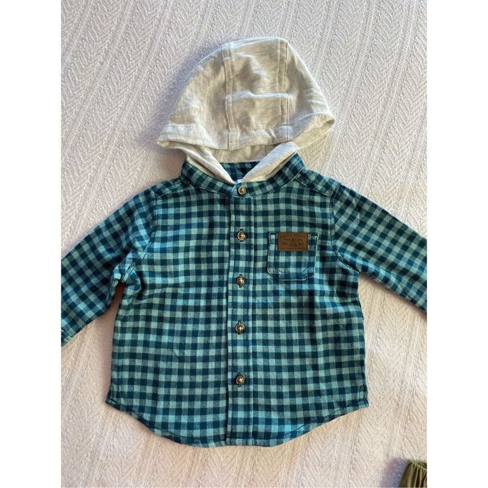 CARTER’S 3M BABY BOY Sneaky Cute 3-PC TOPS & BOTTOM PANTS SET - Picture 5 of 9